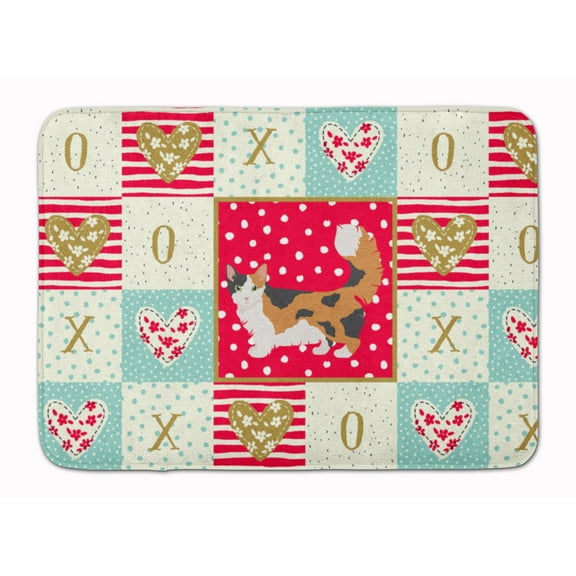 Skookum Cat Love Machine Washable Memory Foam Mat Red