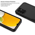 thumbnail image 4 of Njjex Samsung Galaxy A13 5G Case With Screen Protector;Military Grade Full Body Double Layer Protection Shock Resistant Drop Resistant TPU Durable Detachable for Galaxy A13 5G Phone Case - Black, 4 of 7