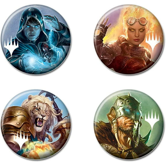Ata-Boy Magic the Gathering Assortment #3 Set of 4 1.25" Collectible Buttons
