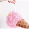 thumbnail image 2 of Sweet Hearts Ice Cream Shaped Bath Sponge For Kids and Adults-Soft Foaming Pouf, Pink, 2 of 3