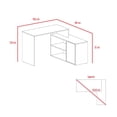 thumbnail image 5 of Escritorio Esquinero Forma L Rennes Blanco Excelsior, 5 of 5