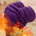 thumbnail image 4 of Sopiago Womens Winter Warm Fleece Lined Leggings Thick Thermal Leggings Elastic Soft Comfortable Velvet Tights Purple,One Size, 4 of 5