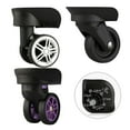 thumbnail image 3 of 1 Pair Luggage Wheel Trolley for Suitcase Rotating Wheel for Suitcase Replacement Wheel W135, 3 of 7