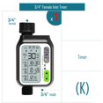 thumbnail image 1 of RBCFHl 1PC 13 Types Garden Water Timer LCD Watering Irrigation Controller Rain Mechanical Solar Sensor Timer Digital Irrigator He Qiyong unisex, 1 of 2