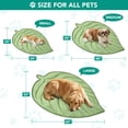 thumbnail image 4 of PetAmi Dog Cooling Mat, Leaf Shape, Reversible Cooling Nylon Blanket Soft Fleece Pet Pad for Dogs Cats, Summer All Season Use Q-Max>0.3, Large 52x60 In, Sage Green, 4 of 8