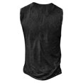 thumbnail image 3 of Mens Summer Surf Beach Tank Top Large Size Casual Breathable Sleeveless Top Loose Print Tank Top Man Shirt L, 3 of 3