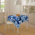 thumbnail image 4 of Wukai Evil Eye Waterproof Tablecloth for Kitchen Dining, Fits Square Tables for 2-4 Seats -54"x54", 4 of 7