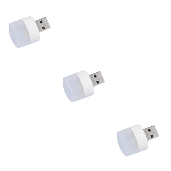 Seitruly Lámpara de enchufe USB Banco de energía Lámparas de libro Luz de lectura para dormir Luz cálida Type1 NO1