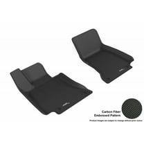 3D MAXpider 2017-2023 Fits Mercedes-Benz E Class W213 Sedan Kagu 1st Row Black Carbon Fiber Embossed Pattern Floor Mat L1MB08811509