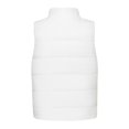 thumbnail image 3 of Wutalume Men's Casual Solid Color Stand-Up Collar Cotton-Padded Jacket, Sleeveless Light and Warm Cotton-Padded Vest, Versatile for Layering,White XL, 3 of 7