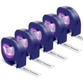 thumbnail image 1 of 5PK Compatible Dymo Letratag Refills Clear 16952 Label Tape, 12mm Letratag Black on Clear Refill Compatible, 1 of 5