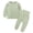 Green, variant on Toddler Kids Babys Girls Boys Spring Winter Solid Long Sleeve Pants Hoodie Sweatshirt Sleepwear Set Outfits Clothes Size 1-2 Years
