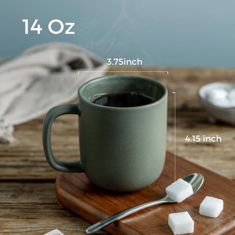 16 oz glass coffee mugs Brew To A Tea- Double Wall Glass Coffee Mugs, 16 oz, Set of 4, Clear,  Insulated