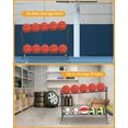 thumbnail image 4 of Tilt Basketball Rack Ball Storage Holder - Tilt Basketball Shooting Training Rack, Garage Sports Equipment Organizer, Outdoor and Indoor Rolling Balls Cart with Wheels, 4 of 7