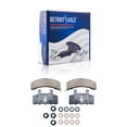thumbnail image 4 of Detroit Axle - Front CV Axle Wheel Hubs Drilled Slotted Brakes and Rotors Brake Replacement for Chevy GMC K1500, 4 of 7