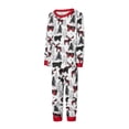 thumbnail image 3 of KelaJuan Family Matching Christmas Pajamas, Deer  Christmas Tree Print Long-Sleeved Tops + Trousers Sleepwear Outfits, 3 of 7