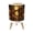 Color 1, variant on Small Trash Can with Lid Sunset Beach Golden Sky Calm Ocean Sand Dunes Grass 1.8 Gallon Dog Proof Trash Can Round Garbage Can Waste Bin Wastebasket for Bathroom Bedroom Living Room