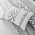 thumbnail image 6 of Madison Park Bennett 7-Piece Polyester Jacquard Comforter Set in Gray/Silver, 6 of 8