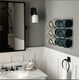 thumbnail image 5 of Mueble para vinos montado en la pared | Estante de almacenamiento de hierro de 5 niveles | Organizador multifuncional para vino tinto, toallas | Acero al carbono negro | Pantalla que ahorra espacio, 5 of 8