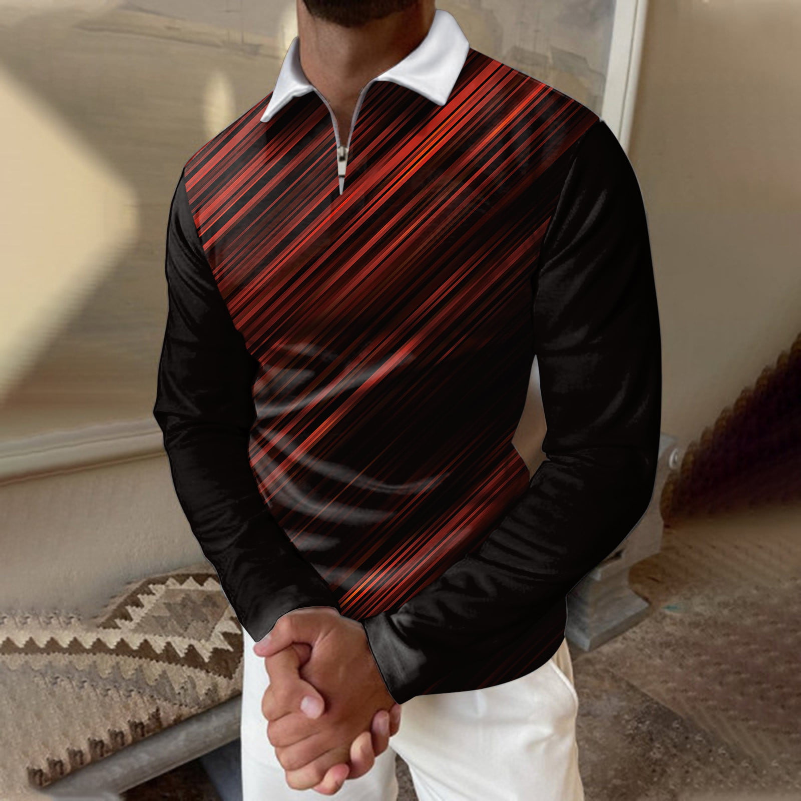 Louis Philippe Golf Blue Short Sleeve Polo Shirt Men Size L Regular Fi -  beyond exchange