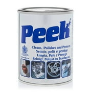 Tri-Peek Peek Polish, Multipurpose Metal Cleaner, Polish and Protect All Metals & Fibreglass, Aluminum, and Chrome Metal Polisher, Silverware, Glass & Acrylics, Home & Industrial Cleaner, 1000ml Can