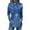 Blue, variant on TQWQT Plus Size Turtle Necks Tops for Women Loose Fit Xmas Tree Snowflake Print Tunic Top Long Sleeve Turtleneck T-Shirts Curved Hem Graphic Tee Fall Outfits 2024 Blue 3XL