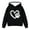 A Black, variant on Kids Hoodies Valentine's Day Long Sleeve Hooded Sweatshirt Heart and Puppy Print Black 3 Years-4 Years