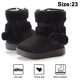 thumbnail image 1 of 1 par de botas de nieve para bebés, niños y niñas, botón Premium, suela blanda antideslizante, zapatos de cuna cálidos para primeros pasos para niños pequeños Ormromra 221826-3, 1 of 9