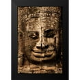 thumbnail image 2 of Berzel, Erin 11x14 Black Modern Framed Museum Art Print Titled - Bayon Face I, 2 of 5