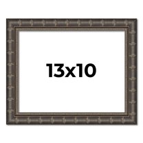 13x10 Frame Black Bamboo Solid Wood Picture Frame Width 1.5 Inches | Interior Frame Depth 0.5