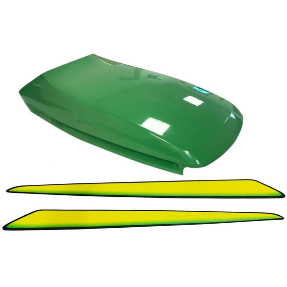 New Kumar Bros USA Upper Hood With LH & RH Decal Set Fits John Deere LX279 LX288 LOW S/N