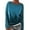 509_Dark Blue, variant on AJHSAKLt Pullover Sweaters for Women Knitted Isle Print Retro Sweater Casual Loose Crewneck Long Sleeve Lightweight Cropped Tops Lightweight Sweaters for Women Green2