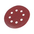 thumbnail image 1 of Sanding Disc, 10Pcs 125mm Round Shape Red Sanding Discs 8 Hole 60 To 1000 Grit Sand Papers For Random Orbital Sander, 1 of 3