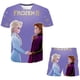 thumbnail image 1 of Bebé niñas niños Frozen 2 trajes verano niños camisetas + Pantalones cortos 2 piezas conjuntos niños Disney Elsa Anna princesa disfraces trajes 6M Gao Jinjia LED, 1 of 2