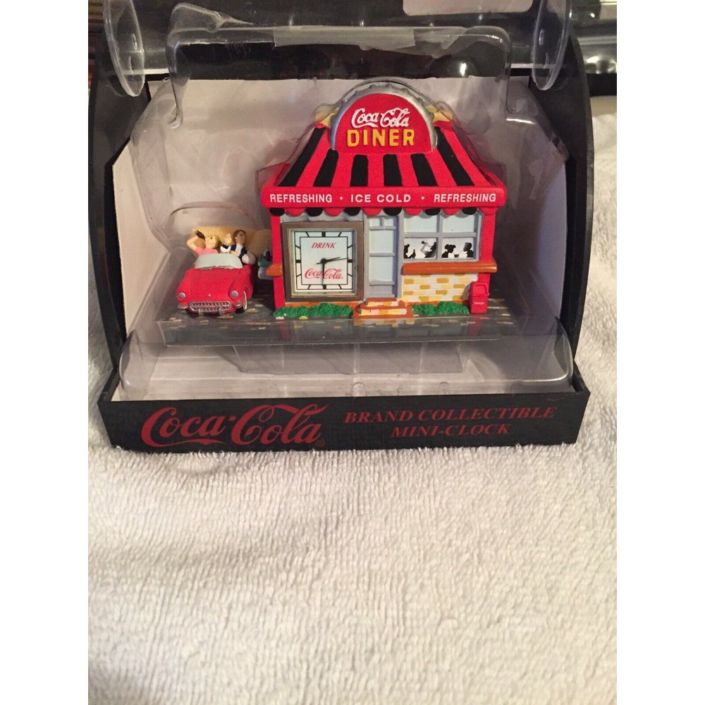 1999 Coca Cola Mini Clock Diner DriveThru Coke