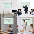 thumbnail image 5 of 36 x 24 Inches Wall Mounted Monthly Dry Erase Calendar for Wall, Large Magnetic Glass White Board for Office, Home & School, 5 of 5