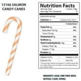 thumbnail image 2 of Pacific Northwest Salmon Flavored Candy Canes – Set of 6 Novelty Pink & White Candy Canes, Fun Holiday Treat, 2 of 6