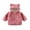 Watermelon Red, variant on LIaqionyy Toddler Girls Boys Fleece Jacket Hoodies Zip up Cute Sherpa Fuzzy Jacket Coat Warm Winter Outwear