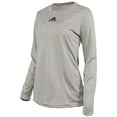 thumbnail image 3 of Adidas Womens Creator Long Sleeve Gray Heather | Black SM, 3 of 7