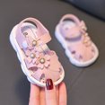 thumbnail image 5 of HAOTAGS Sandals baby Infant, Closed Toe Adjustable Strap Soft Soles Non-slip Summer Shoes Pink 2 T, 5 of 9
