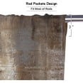 thumbnail image 4 of Xsinufn Modern Indoor Abstract Brown Kitchen Curtains, 36" x 26" (3 Panels), 4 of 5