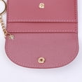 thumbnail image 1 of Bolsa Carteras de mujer con múltiples ranuras, llavero, tarjetero, monedero de cuero (rosa roja) Ehuebsd Para Estrenar, 1 of 9