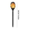thumbnail image 3 of Luz De Antorcha De Llama Solar Luz de decoración de jardín parpadeante 300MAH Luz de antorcha de luz de camino (luz cálida 1PC), 3 of 5