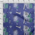 thumbnail image 3 of oneOone Polyester Spandex Blue Fabric Geometric Sewing Fabric By The Yard Printed Diy Clothing Sewing Supplies 56 Inch Wide, 3 of 4