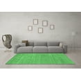 thumbnail image 3 of Ahgly Company Indoor Rectangle Abstract Emerald Green Contemporary Area Rugs, 3' x 5', 3 of 4