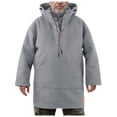 thumbnail image 1 of Sweat à Capuche Col Montant Rétro pour Hommes Coupe Ample Décontractée Style Business Manches Longues Couleur Unie, 1 of 7