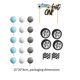 thumbnail image 4 of Juego de 22 piezas de adornos para tartas de coche de madera, decoraciones para tartas, decorativas, creativas, con temática de de bolas para, 4 of 4