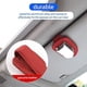 thumbnail image 5 of 2 paquetes de colgador de gafas de cuero, soporte Universal para gafas de coche, soporte para gafas de sol, Clip, colgador de gafas de cuero oso de fresa Electrónica, 5 of 5