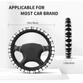 thumbnail image 4 of Universal 15 Inch Harlequin Elastic Stretch Neoprene Steering Wheel Cover For Car Truck Suv, 4 of 6