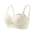 thumbnail image 2 of Women Nursing Bras for Breastfeeding, Maternity Sleep Bra, Pregnancy Full Bust Bralettes , Wireless V Neck Bralette, Ultra Comfort Postpartum Essentials Bra, 2 of 6